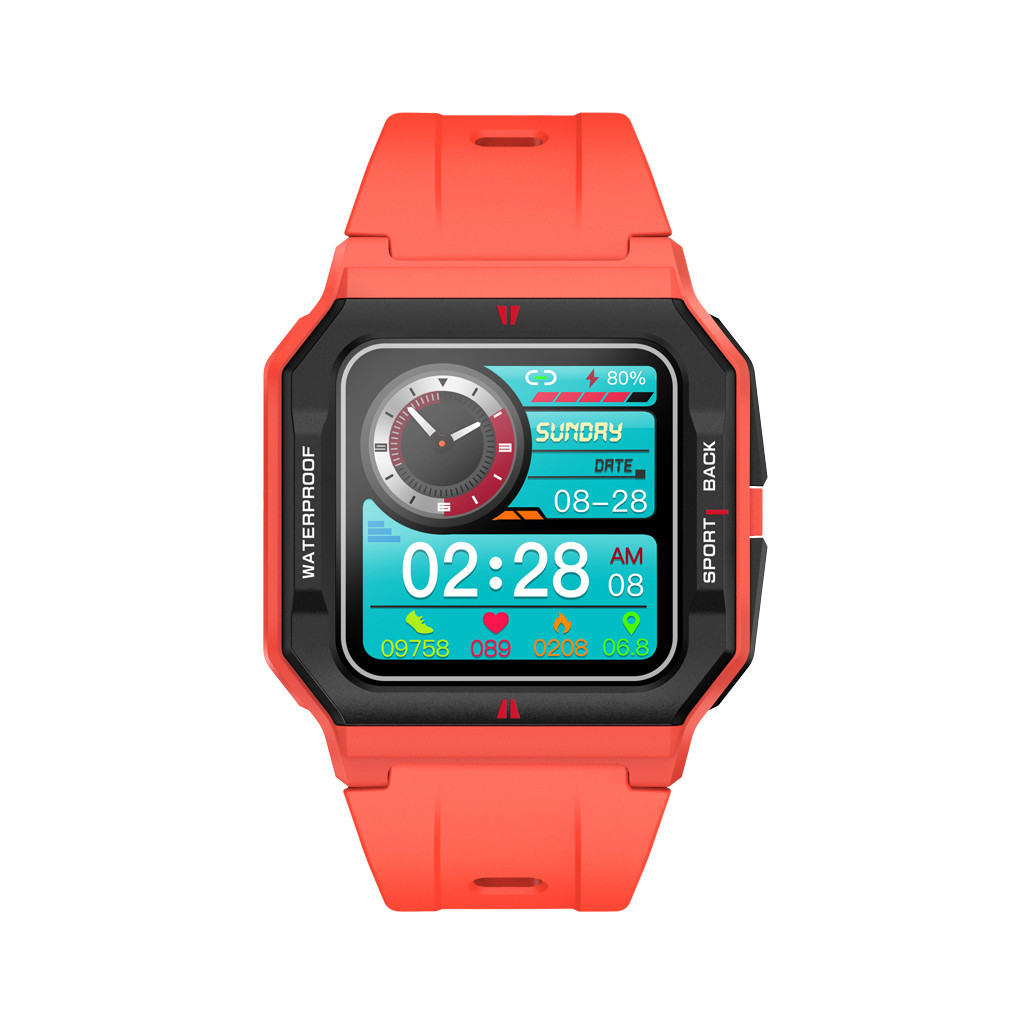 Смарт-годинник Gelius Pro GP-SW006 (Old School) (IPX7) Red - зображення 2