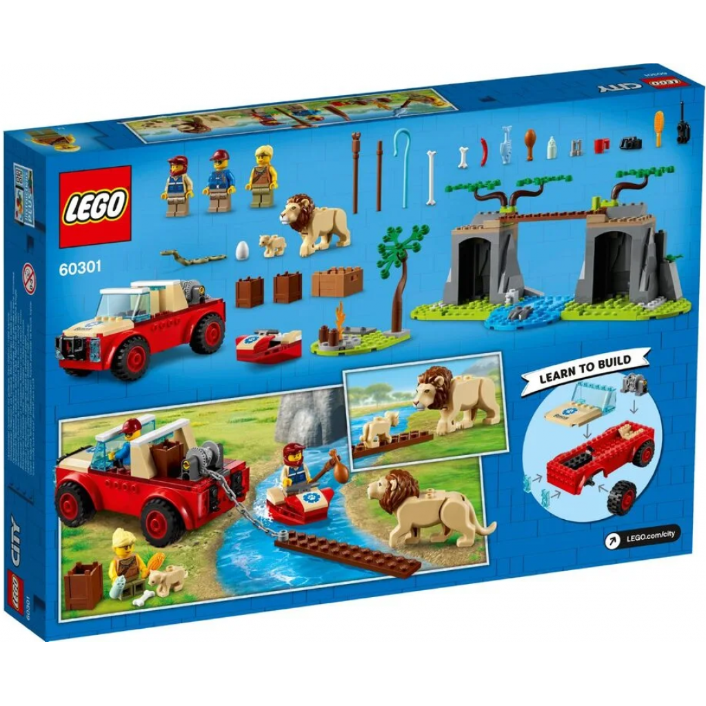 Конструктор LEGO City Рятувальний позашляховик для звірів 157 деталей (60301) - зображення 10
