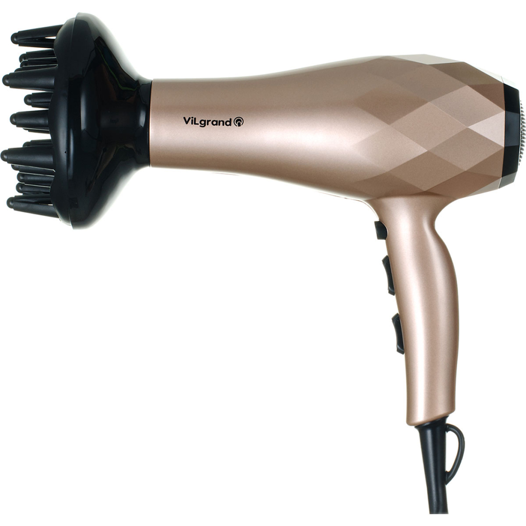 Фен Vilgrand VHD-2424ТI gold - зображення 3