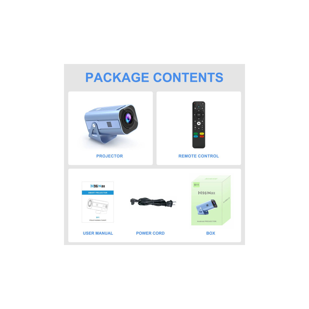 Проектор H96 MAX B11 (H96 MAX_B11) - зображення 3