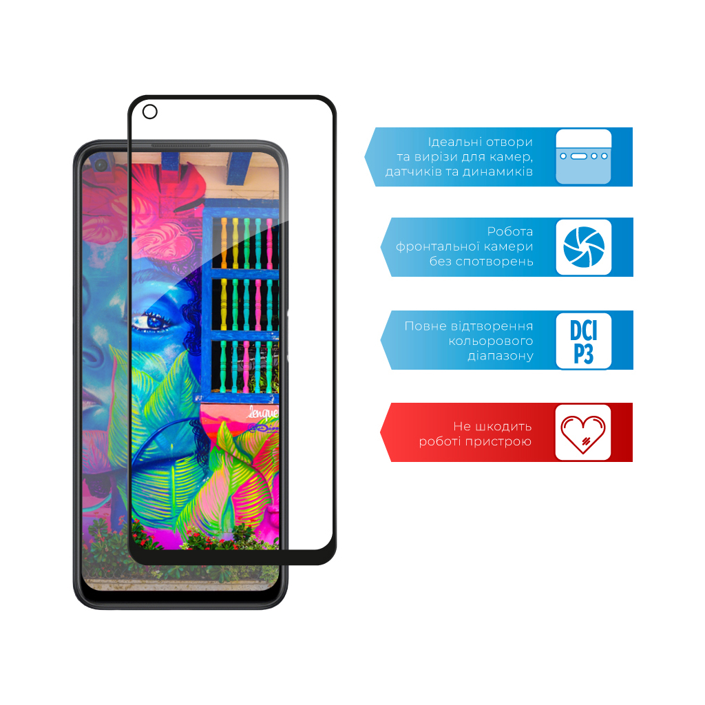 Скло захисне ACCLAB Full Glue Oppo A96 (1283126522147) - зображення 4