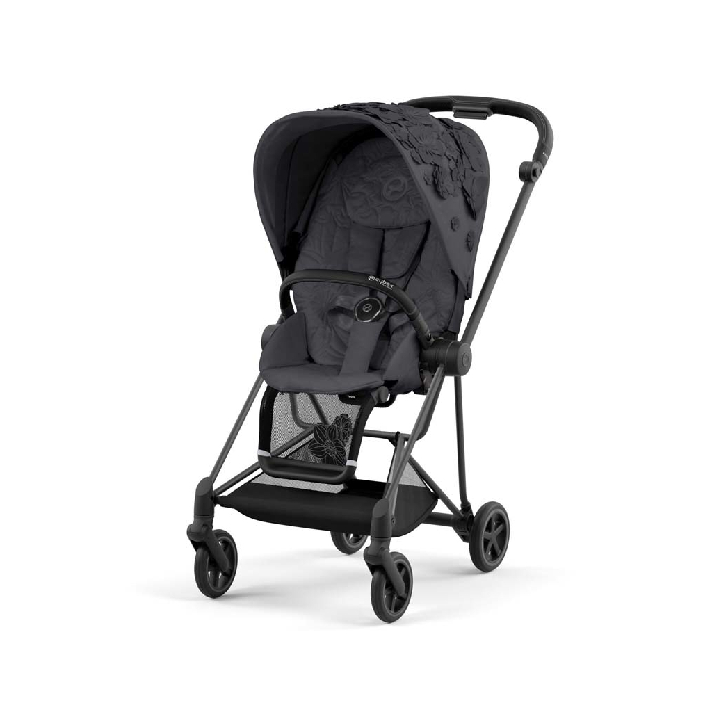 Набір текстилю для коляски Cybex Mios Simply Flowers Grey (521002879) - зображення 2