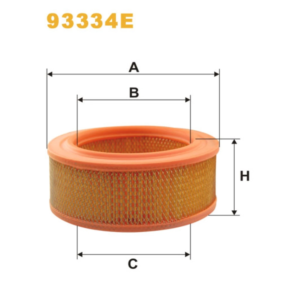Повітряний фільтр для автомобіля Wixfiltron 93334E - зображення 1