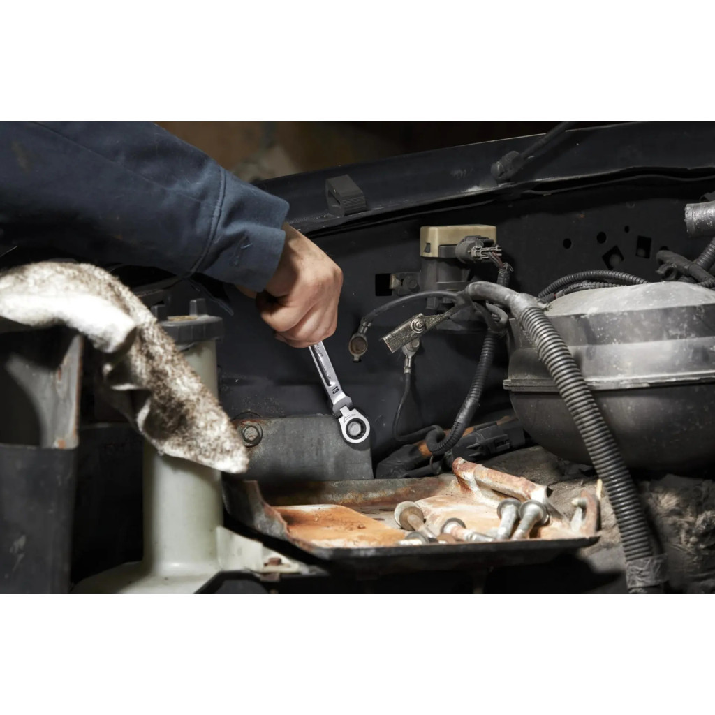 Ключ Milwaukee MAX BITE з тріскачкою і шарніром - 13 мм (4932480186) - зображення 2