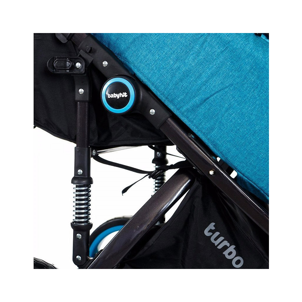 Коляска BabyHit Turbo Blue (71236) - зображення 9