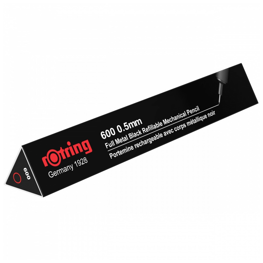 Олівець механічний Rotring Drawing ROTRING 600 Black PCL 0,5 (R1904443) - зображення 7