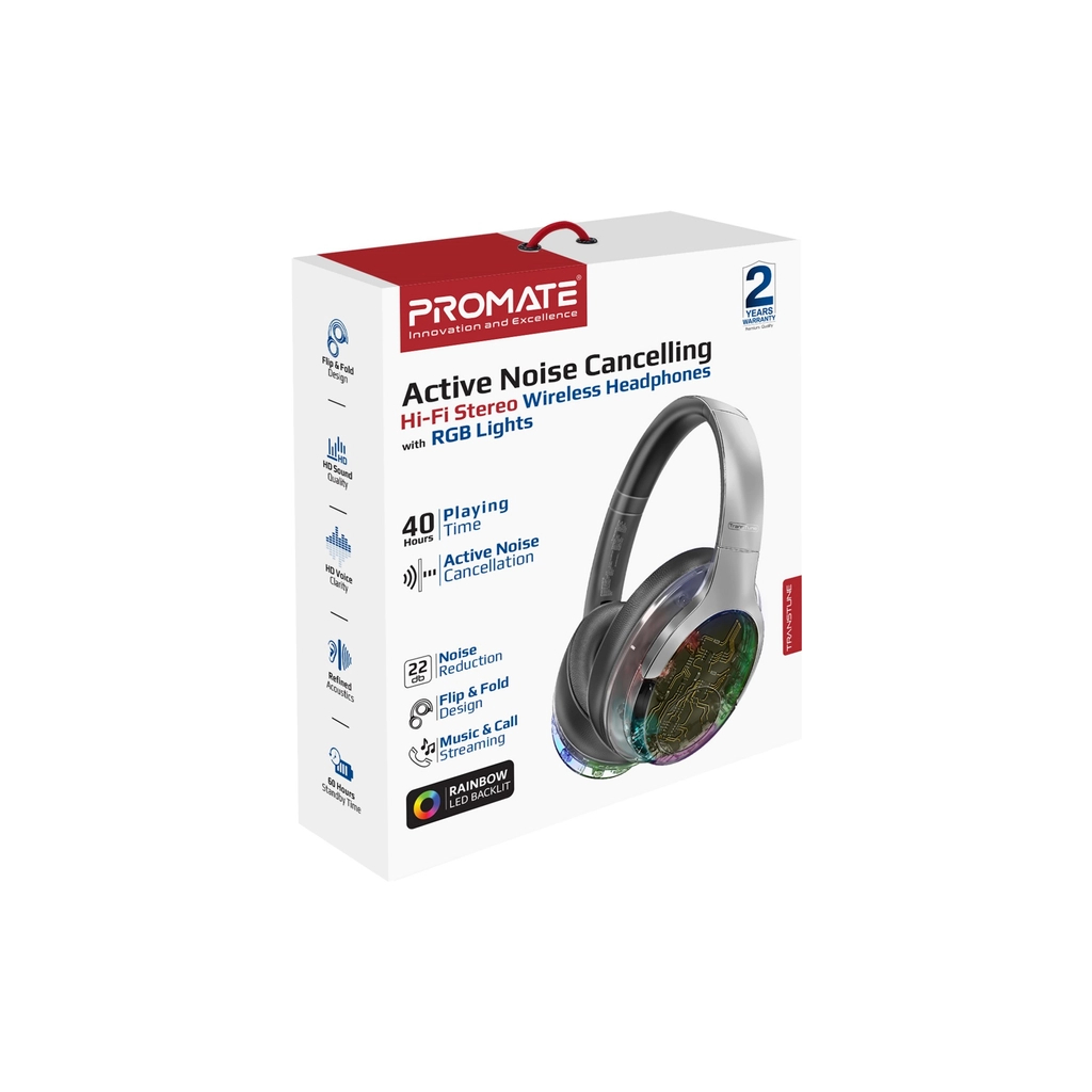 Навушники Promate TransTune Silver (transtune.silver) - зображення 2