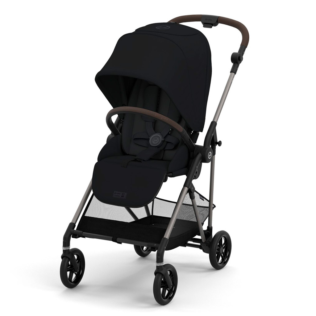 Коляска Cybex Melio Moon Black (з бампером) (522002647) - зображення 1