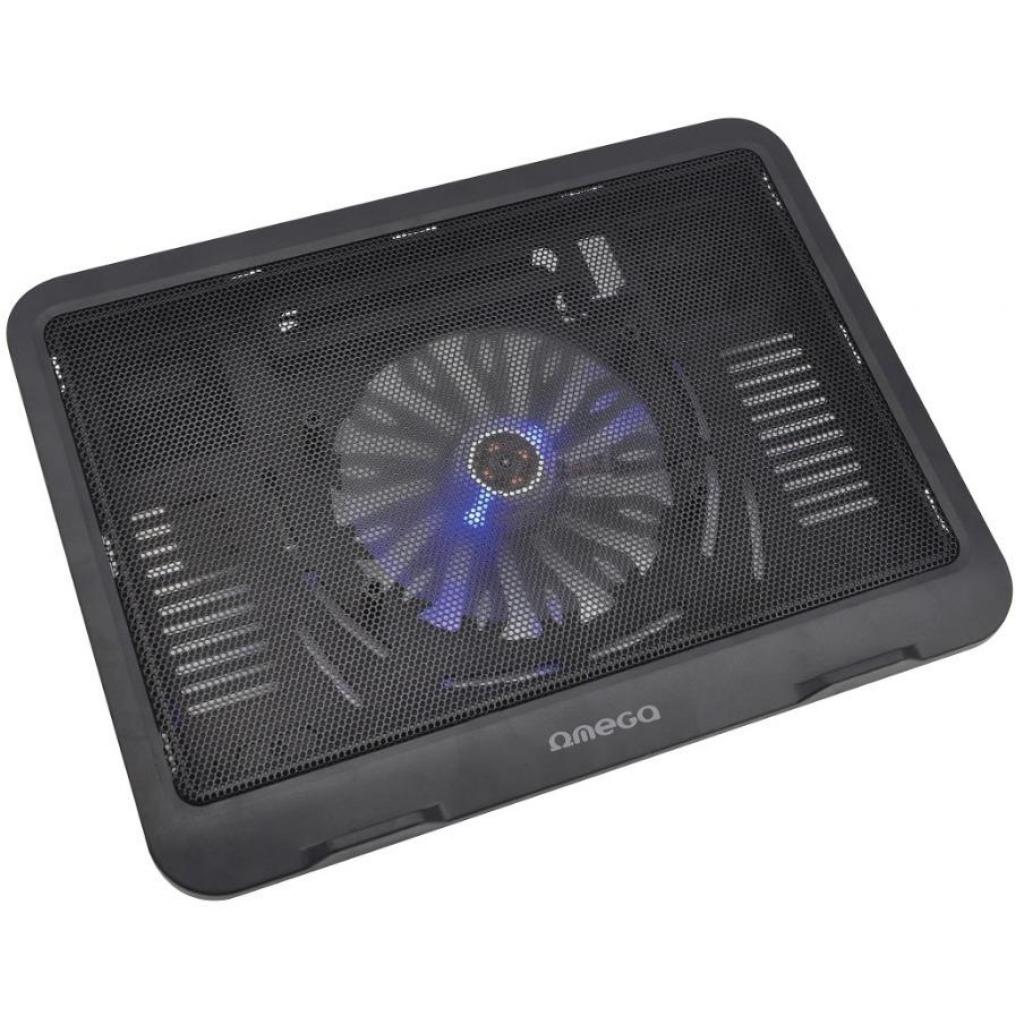 Підставка до ноутбука Omega WIND Laptop Cooler Pad Black (OMNCPWB) - зображення 1