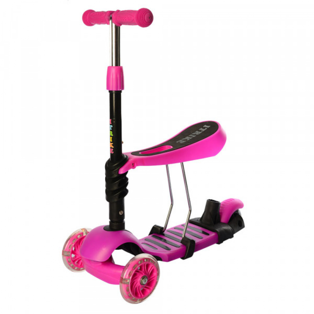 Самокат iTrike Maxi JR 5 в 1 pink (JR 3-026-P pink) - зображення 2