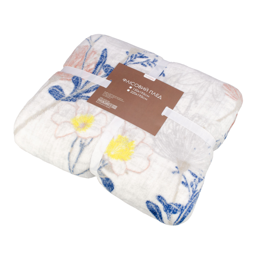 Плед Home Line флісовий Корал бежевий, 220х195см (164487) - зображення 1