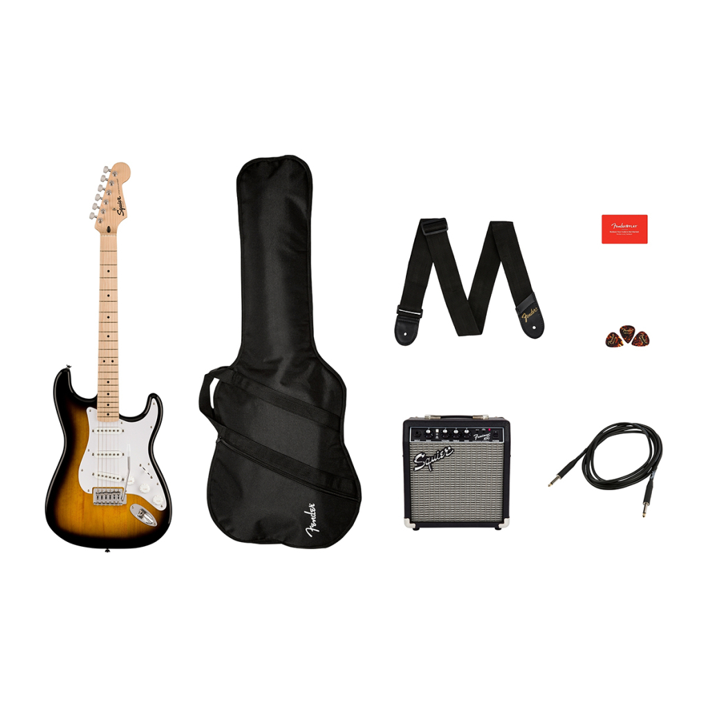 Електрогітара Squier by Fender Sonic Stratocaster Pack MN 2-Color Sunburst (234231) - зображення 1