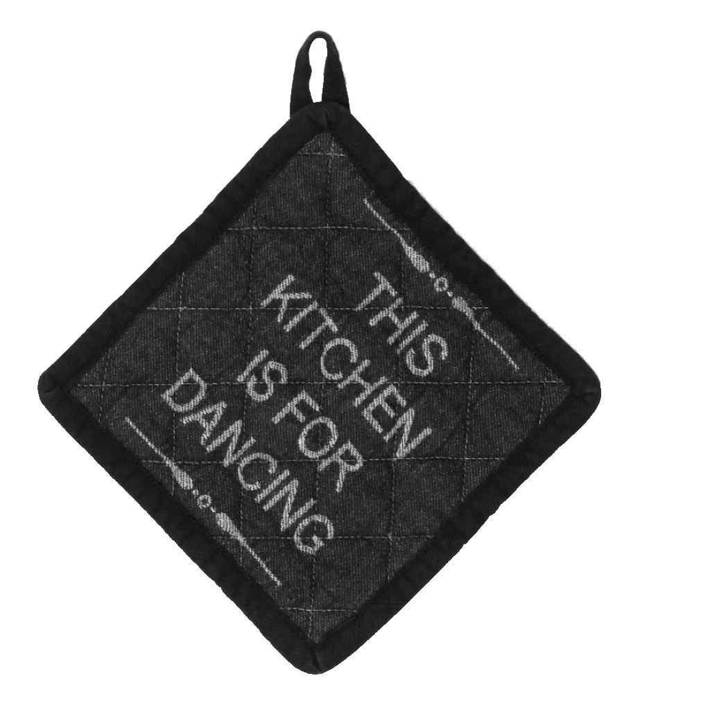 Кухонна прихватка Kela Gianna 20x20 см чорно-біла This kitchen (12779) - зображення 1