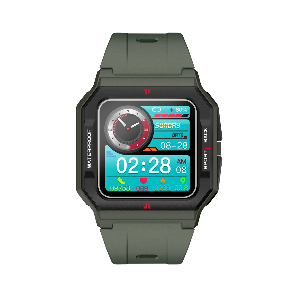 Смарт-годинник Gelius Pro GP-SW006 (Old School) (IPX7) Green - зображення 2