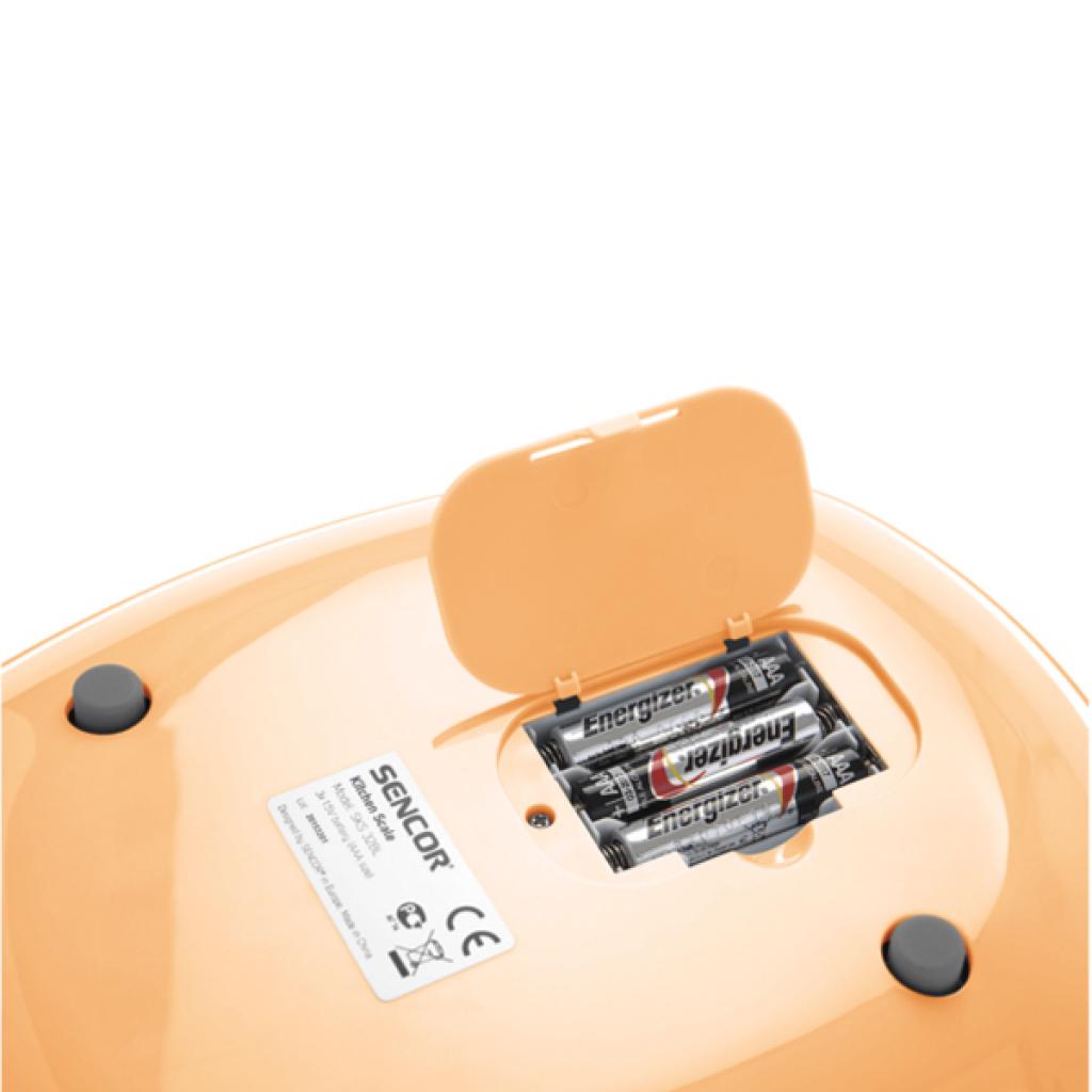 Ваги кухонні Sencor SKS 33 OR - зображення 5