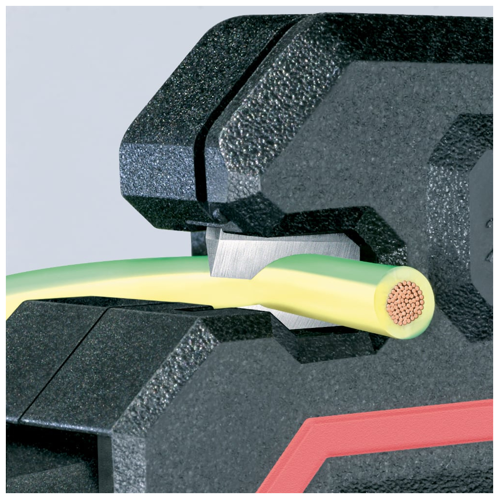 Знімач ізоляції KNIPEX 0.2-6мм, 180мм (12 62 180) - зображення 6