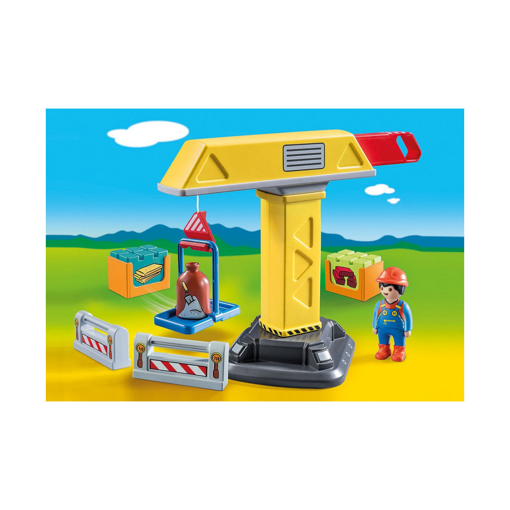 Конструктор Playmobil Баштовий кран (6336515) - зображення 3
