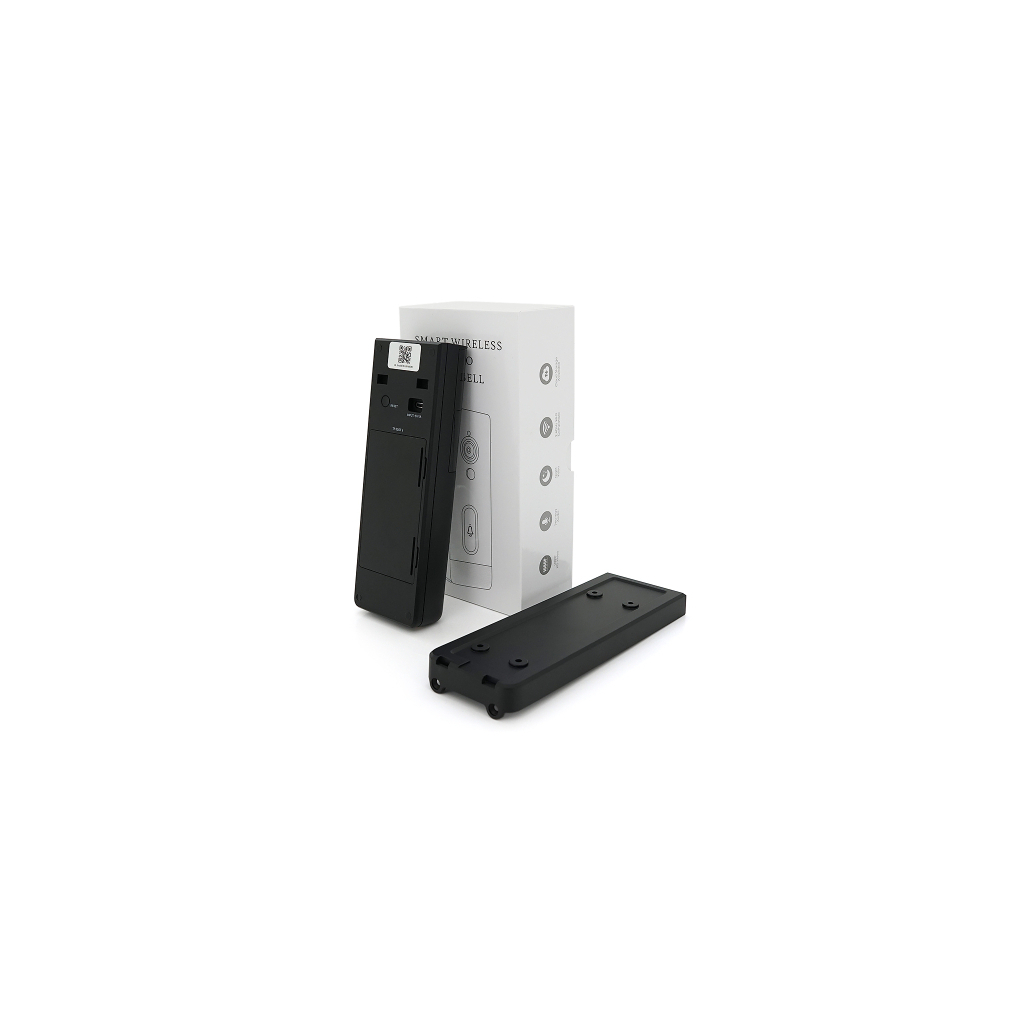 Дверний дзвінок YOSO Wi-Fi video 2MP battery -18650 SD card black (DoorVision-WIFI-02-2) - зображення 2