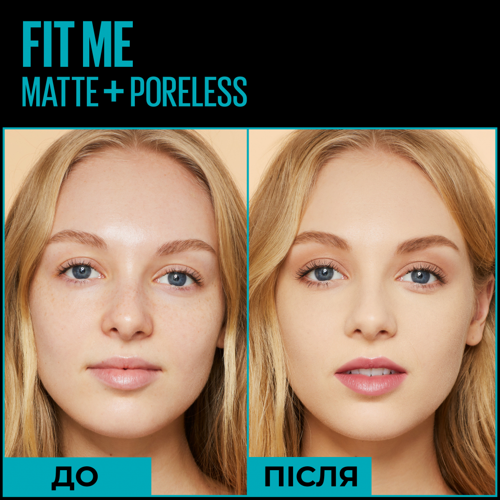 Тональний крем Maybelline New York Fit Me Matte + Poreless 100 - Warm Ivory 30 мл (3600531369330) - зображення 3