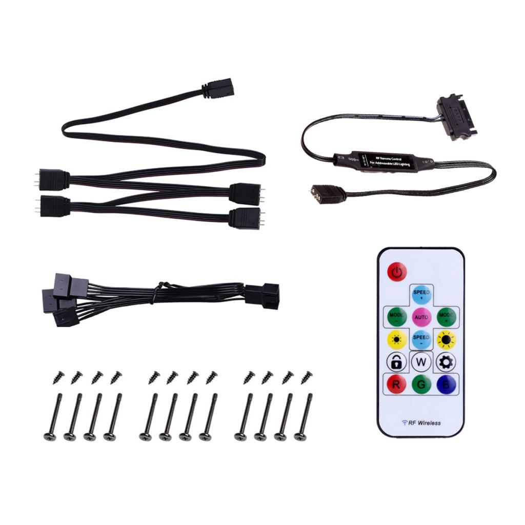 Кулер до корпусу ID-Cooling DF-12025-ARGB-TRIO-SNOW - зображення 6