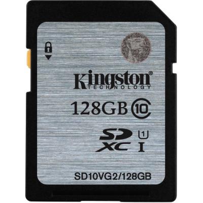 Карта пам'яті Kingston 128GB SDXC UHS-I Class10 (SD10VG2/128GB) - зображення 1
