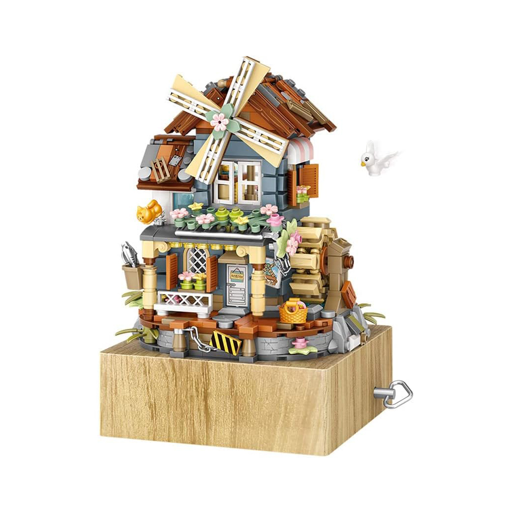 Конструктор LOZ mini Музична скринька з вітряним млином (1239) - зображення 1