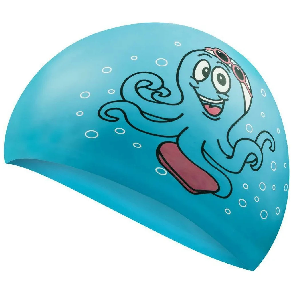 Шапка для плавання Aqua Speed Kiddie 142-Octopus 7216 блакитний Діт OSFM (5908217672162) - зображення 1