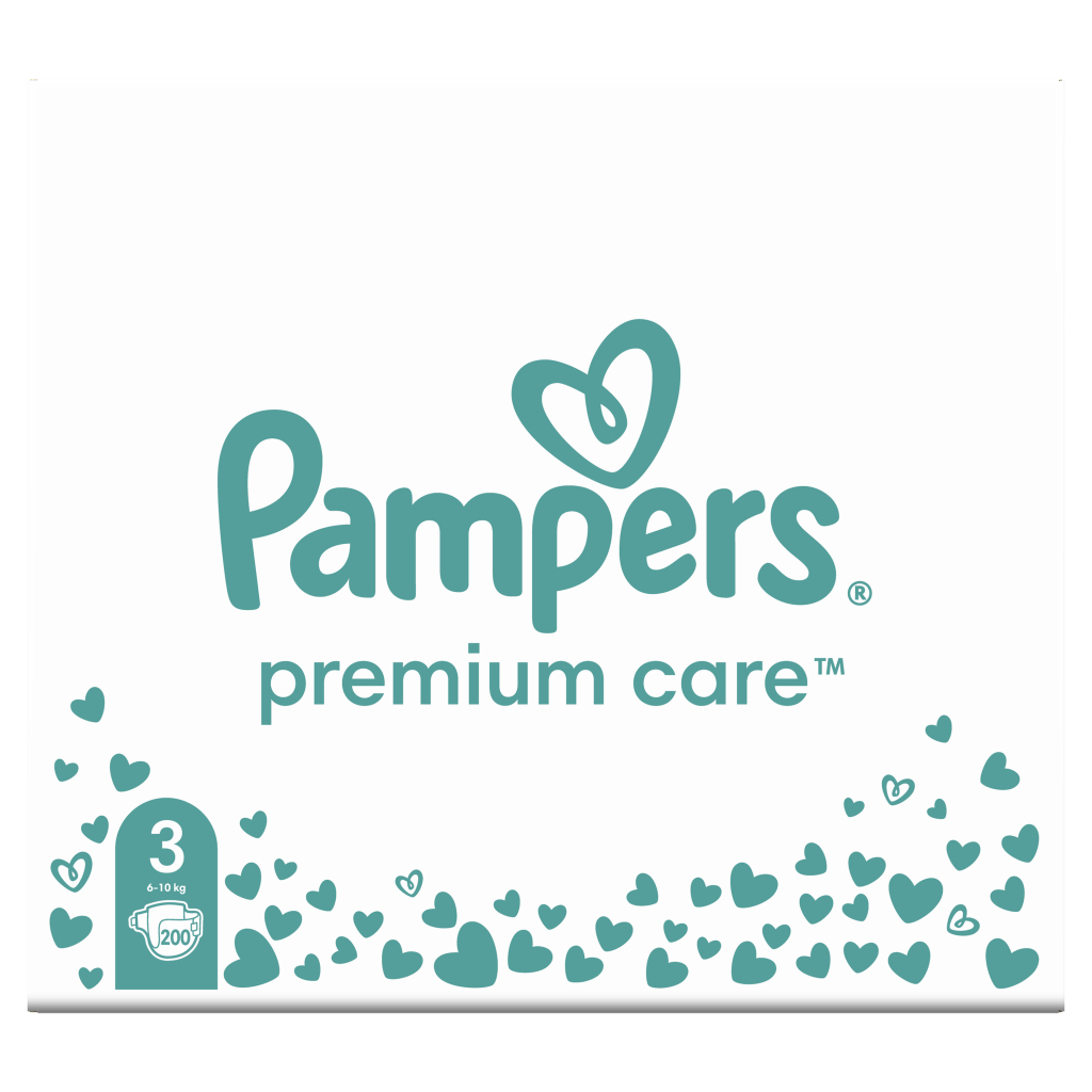 Підгузки Pampers Premium Care Midi Розмір 3 (6-10 кг) 200 шт (8006540855898) - зображення 2