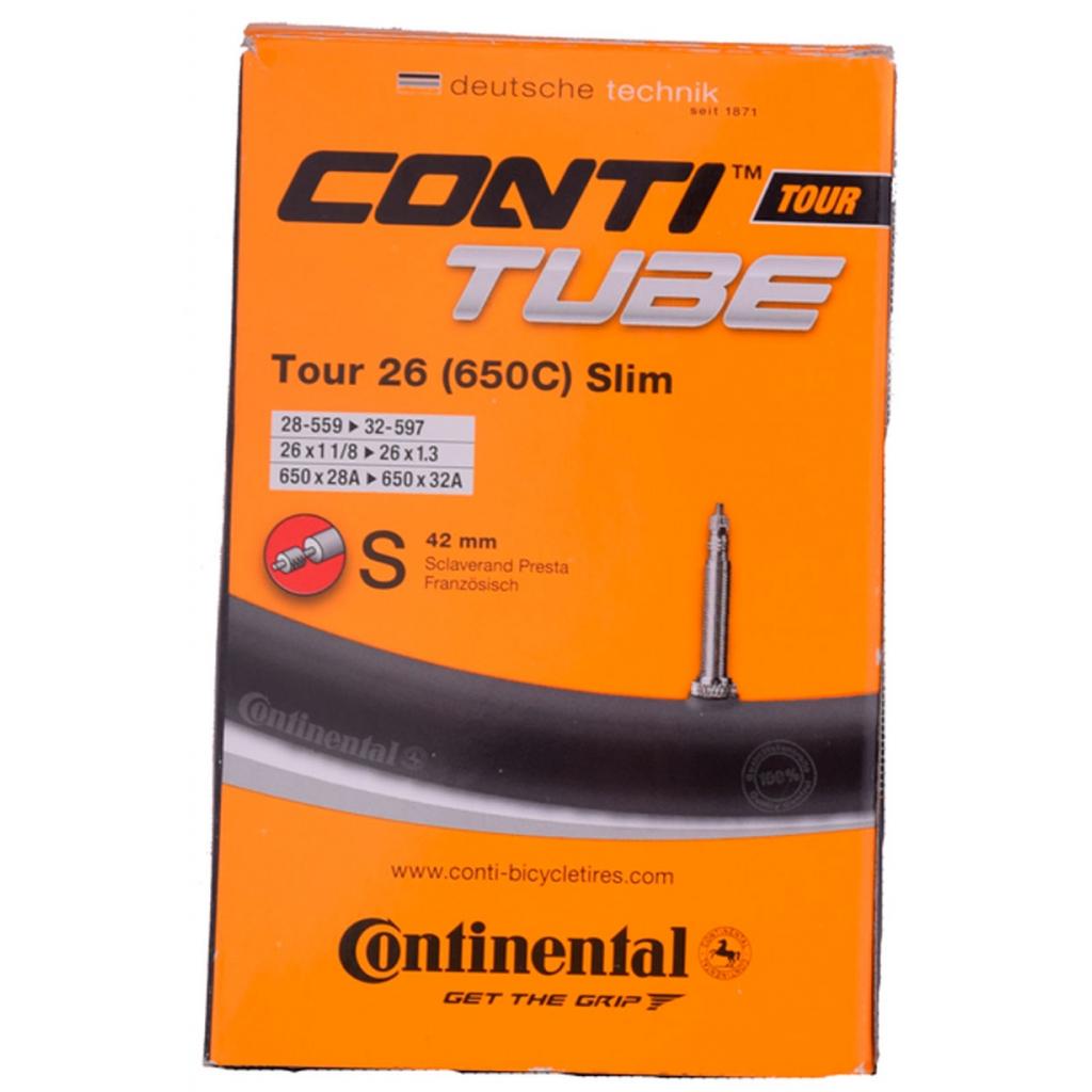 Велосипедна камера Continental Tour 26" Slim 37-559 / 47-597 S42 (181521) - зображення 1