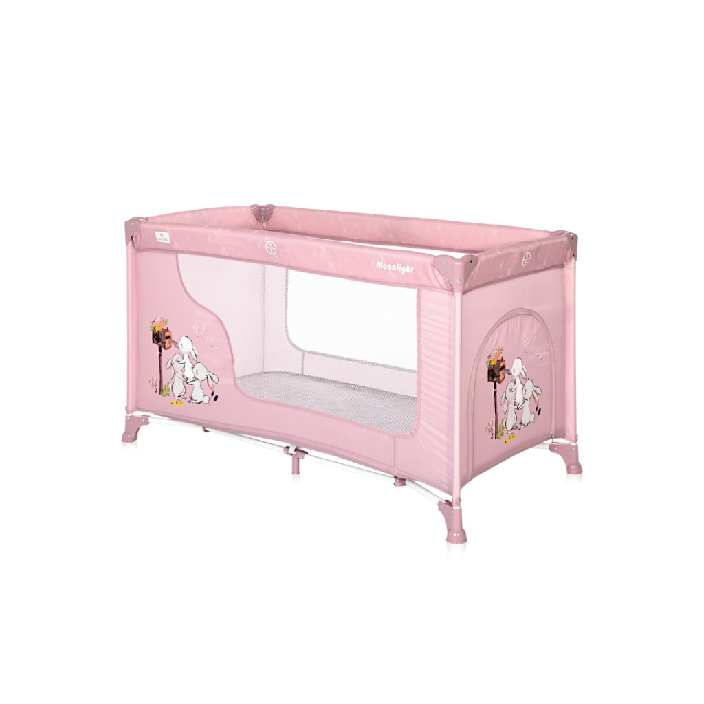 Дитячий манеж Bertoni/Lorelli MOONLIGHT 1L beige rabbi - зображення 1
