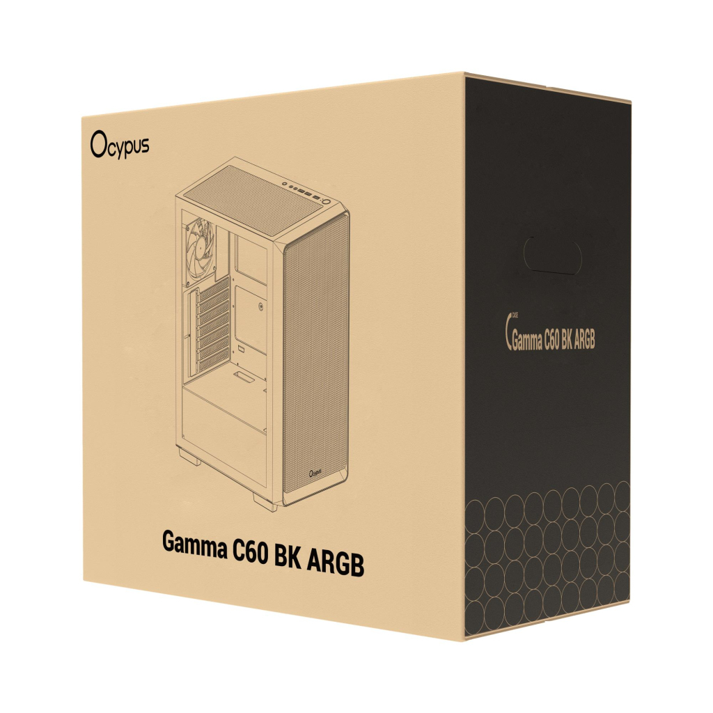 Корпус для ПК OCYPUS GAMMA C60 BK ARGB (GAMMA-C60-BKG400XX-GL) - зображення 11