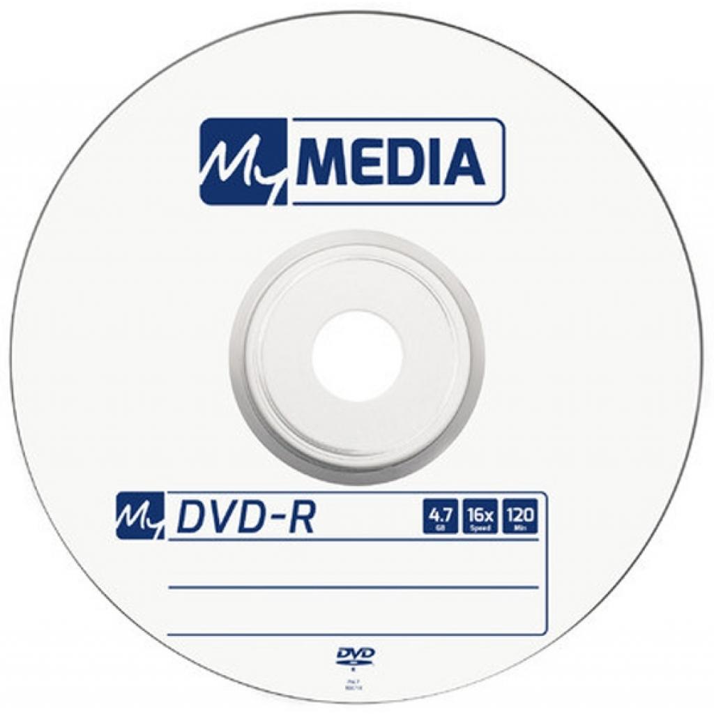 Диск DVD MyMedia DVD-R 4.7GB 16X Wrap MATT SILVER 50шт (69200) - изображение 3