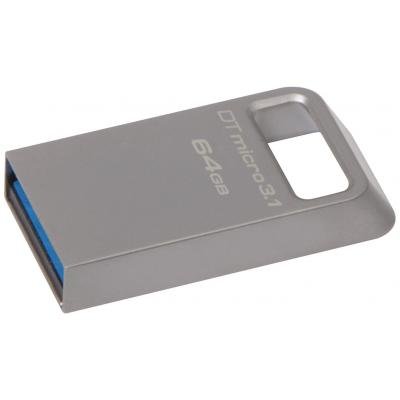 USB флеш накопичувач Kingston 64GB DataTraveler Micro USB 3.1 (DTMC3/64GB) - зображення 2