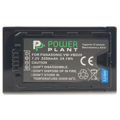 Акумулятор до фото/відео PowerPlant Panasonic VW-VBD29, 3350mAh (CB970070) - изображение 2