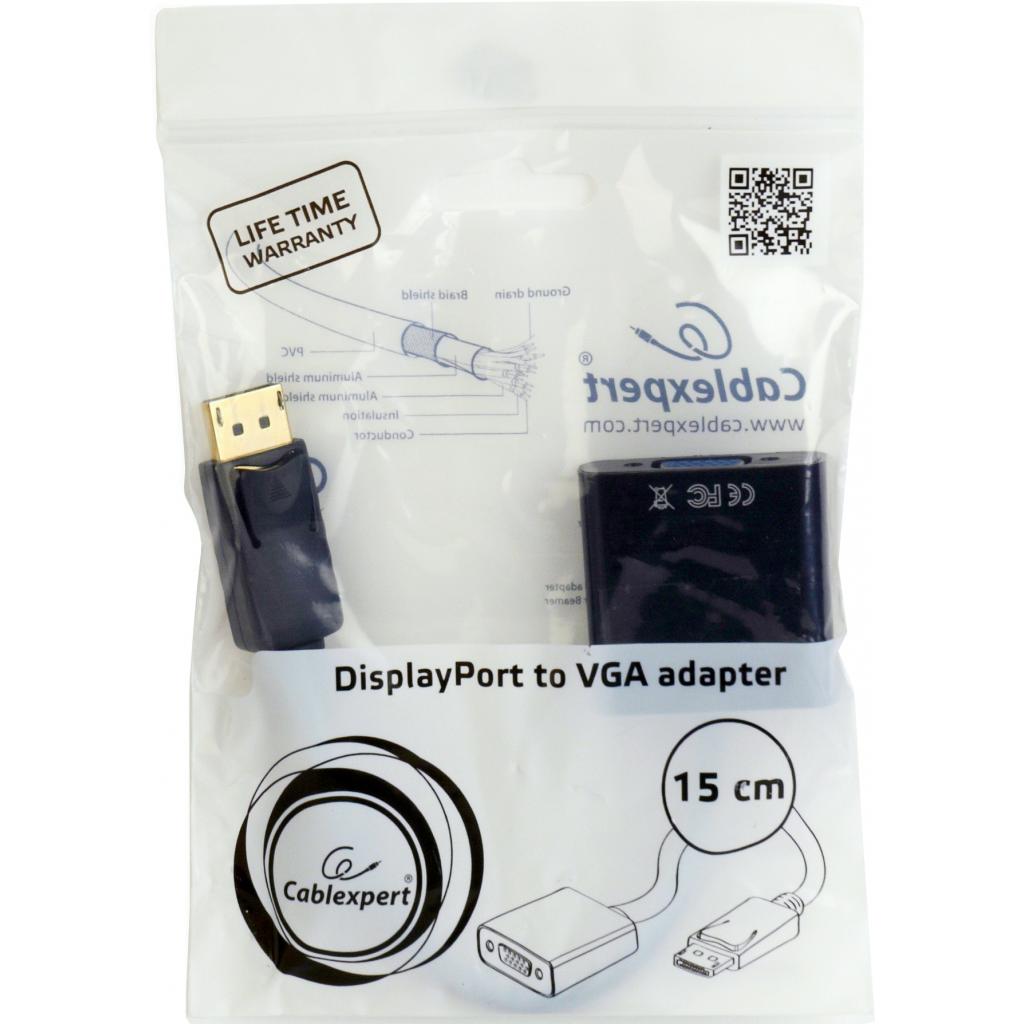 Перехідник DisplayPort to VGA Cablexpert (A-DPM-VGAF-02-W) - зображення 2