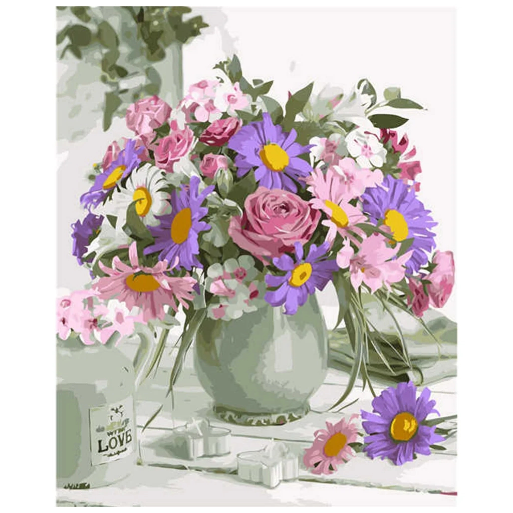 Картина по номерам Strateg Осінній букет 40х50 см (VA-2538) - зображення 1