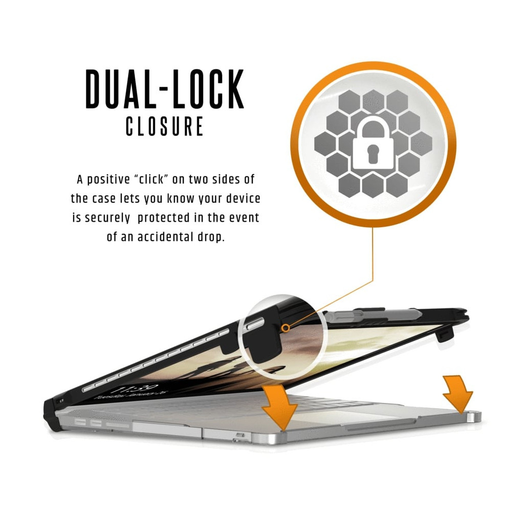 Чохол до ноутбука UAG 13.5" Microsoft Surface Book Plasma, Ice (SFBKUNIV-L-IC) - зображення 6