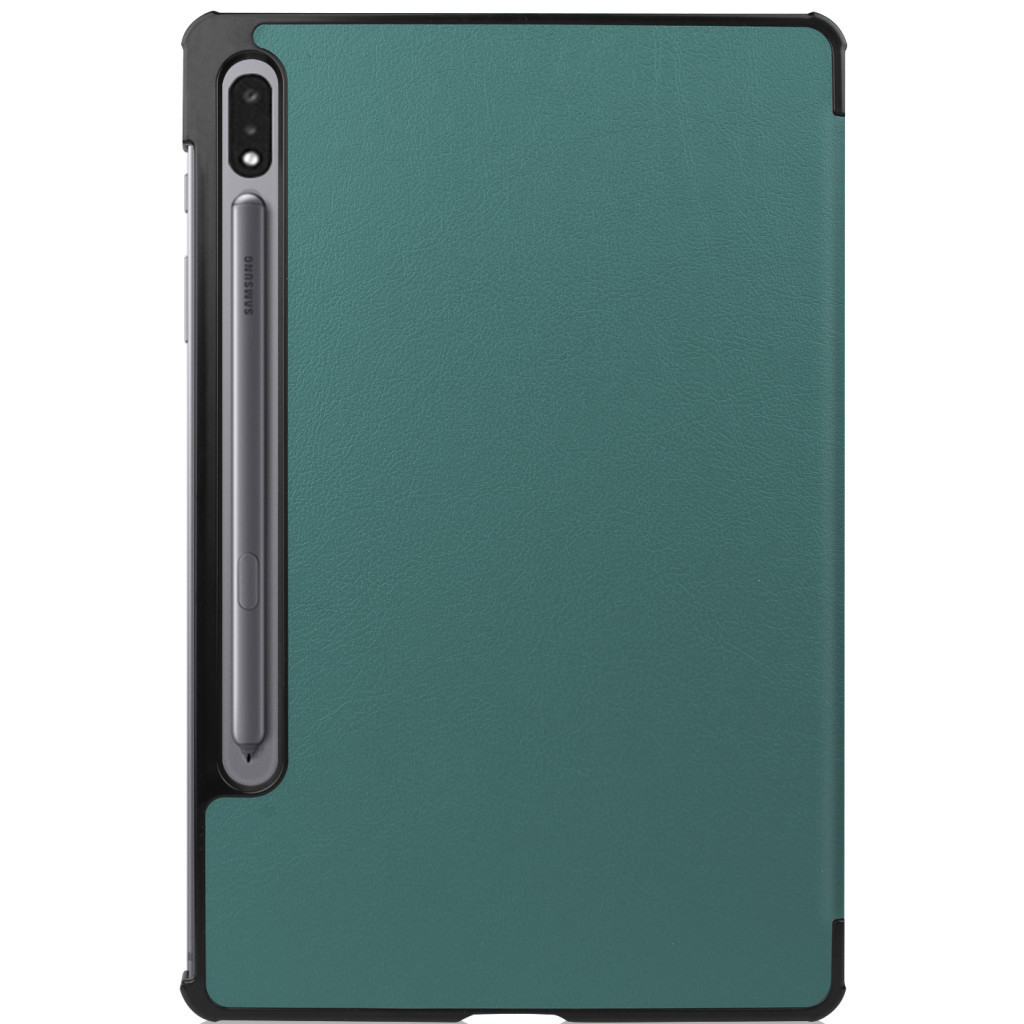 Чохол до планшета BeCover Smart Case Samsung Tab S9 Plus (SM-X810/SM-X816)/S9 FE Plus (SM-X610/SM-X616) 12.4" Dark Green (710323) - зображення 4