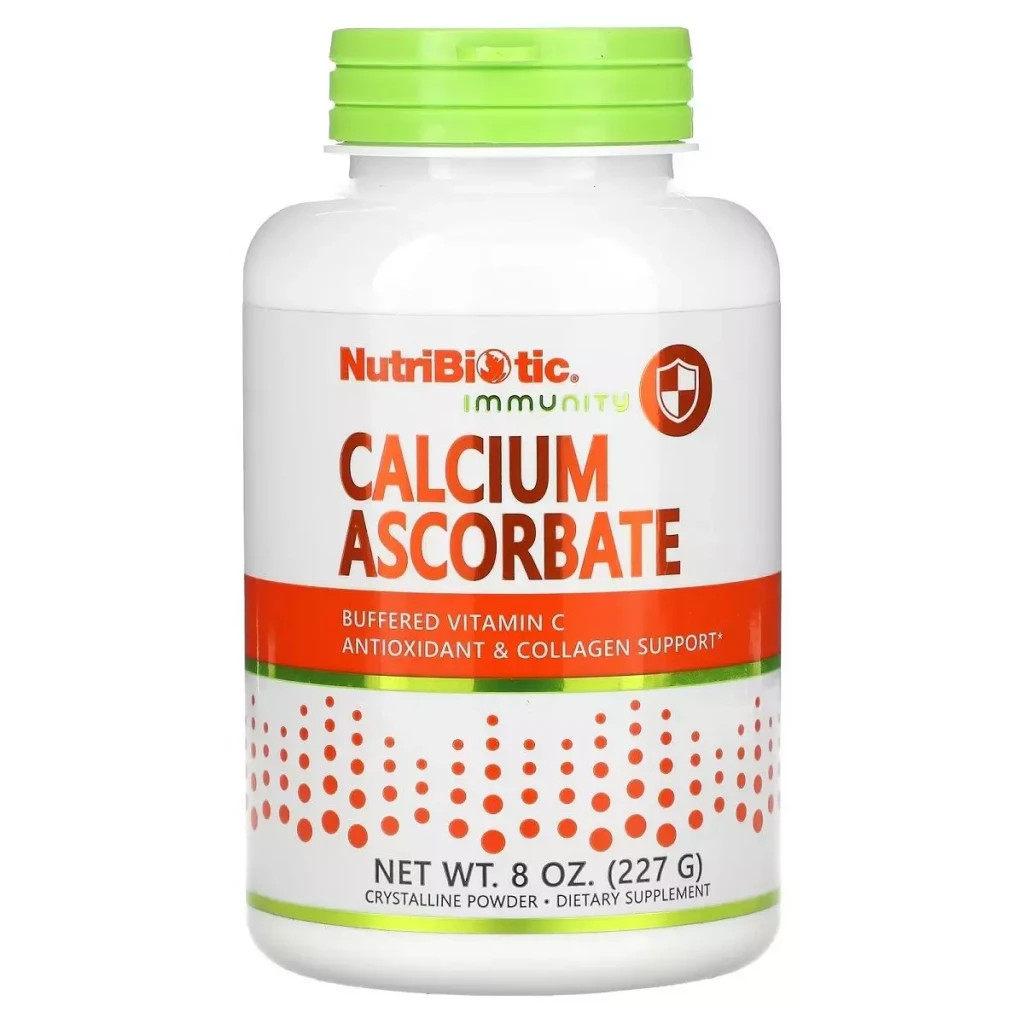 Вітамін NutriBiotic Аскорбат кальцію, Immunity, Calcium Ascorbate, 227 гр (NBC-00400) - зображення 1