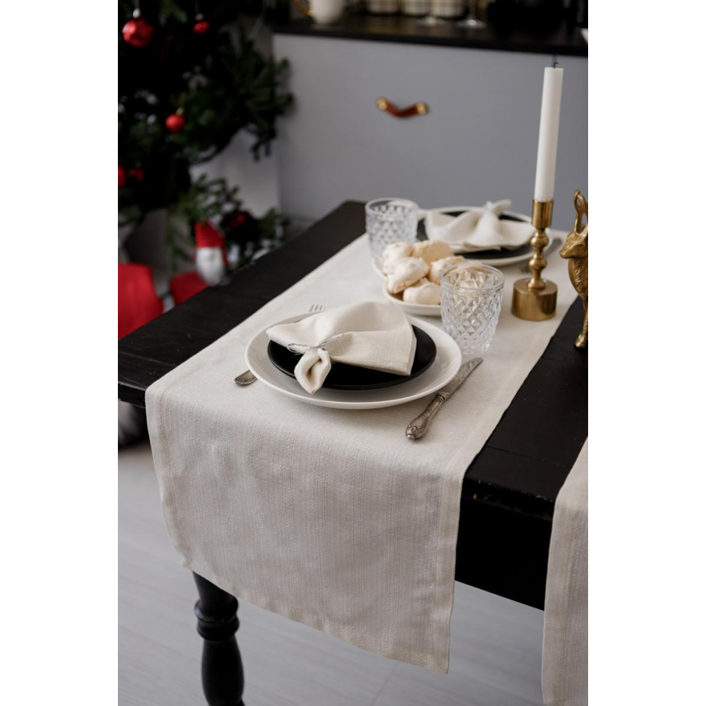 Доріжка на стіл Прованс Перлина White 40х140 см (037577) - зображення 8