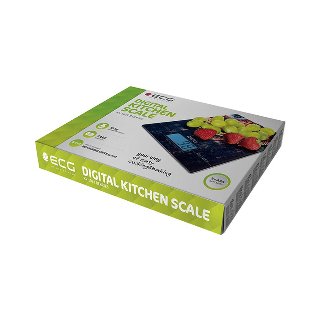 Ваги кухонні ECG KV 1021 Berries - изображение 5