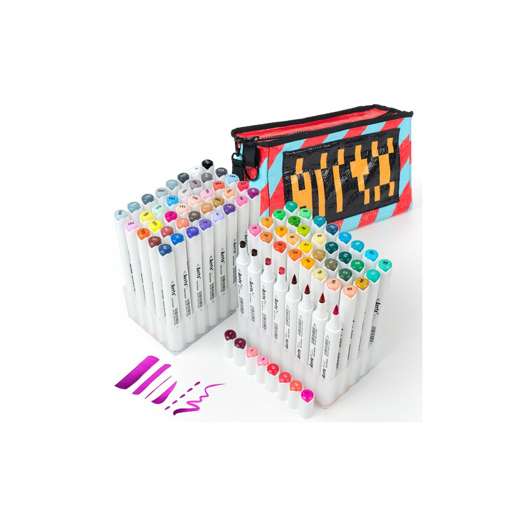 Художній маркер Arrtx Спиртові Oros 80 кольорів (LC302406) - зображення 2