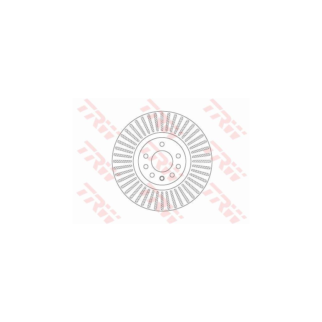 Гальмівний диск TRW DF6677S - зображення 2