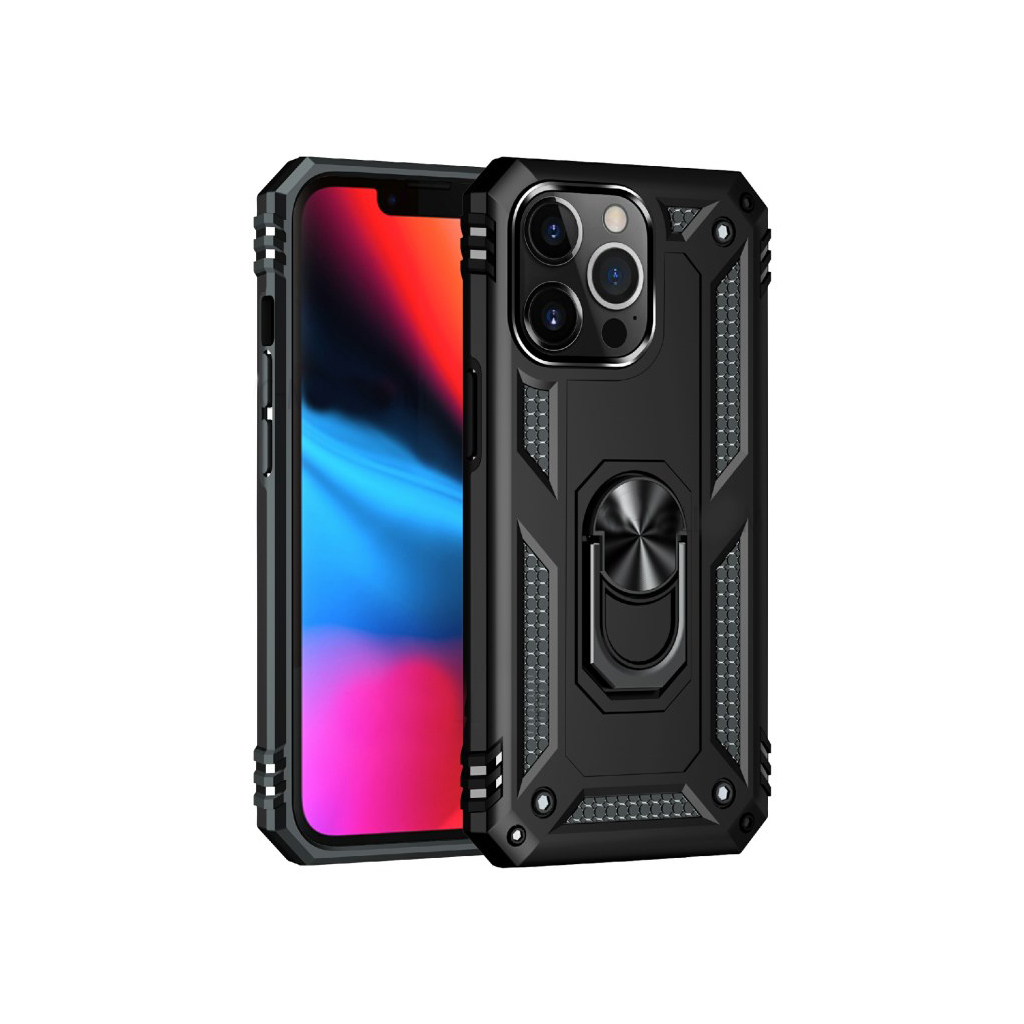 Чохол до мобільного телефона BeCover Military Apple iPhone 13 Pro Black (707104) - зображення 1