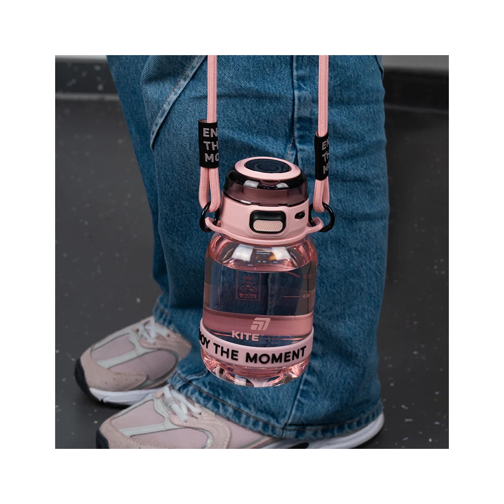 Поїльник-непроливайка Kite 700 мл, рожево-сіра (K25-1218-3) - зображення 7