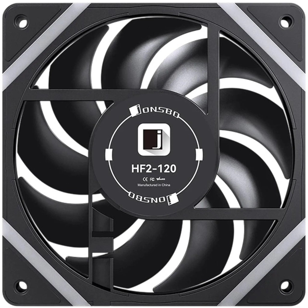 Кулер до корпусу JONSBO HF2-120BR ARGB Black - зображення 7