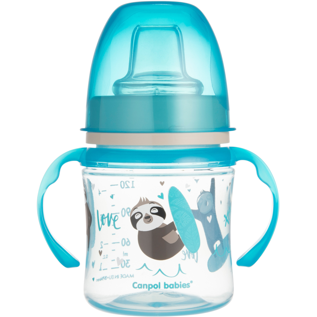 Поїльник-непроливайка Canpol babies EasyStart 120 мл - Sweet Fun синя (35/207_blu) - зображення 1