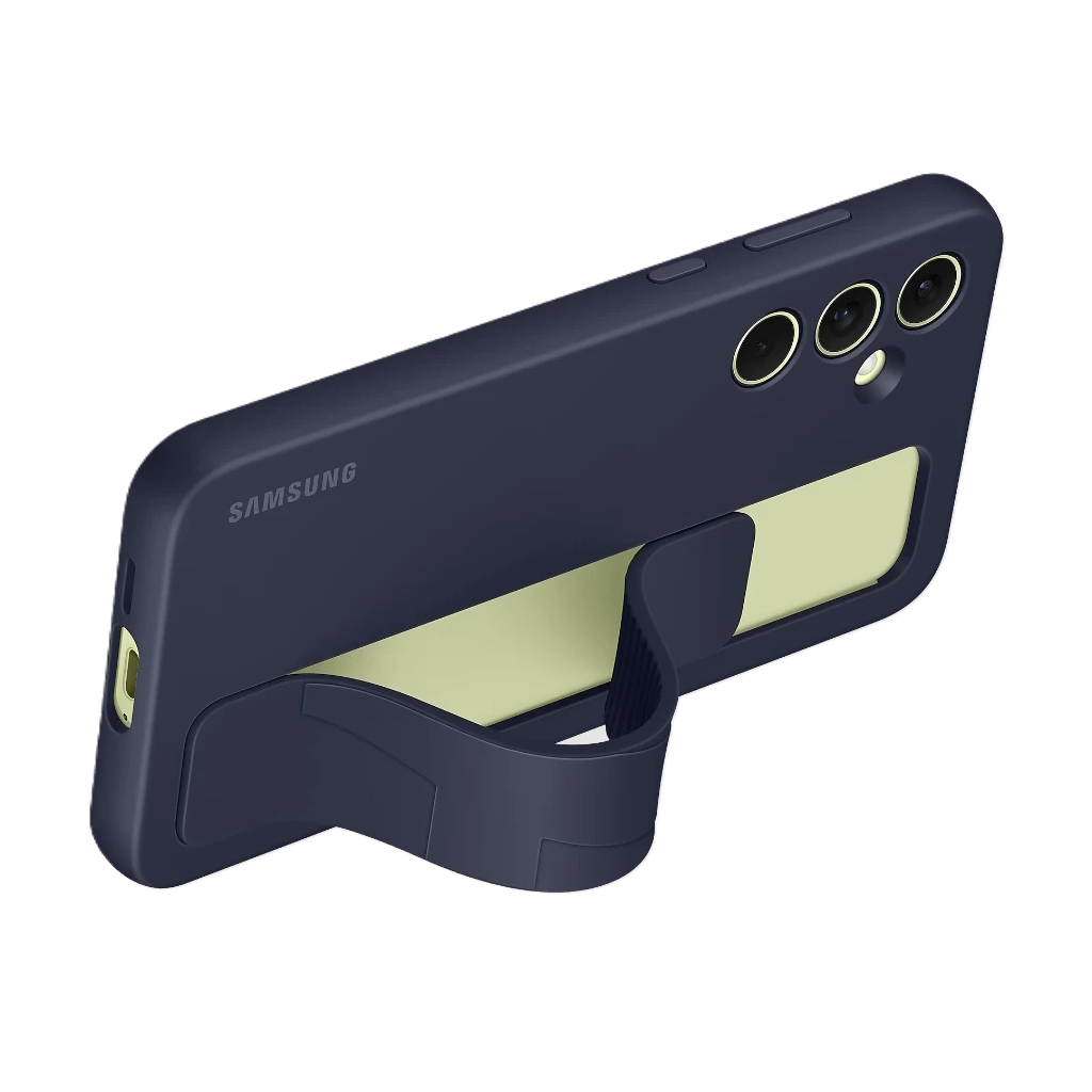 Чохол до мобільного телефона Samsung A55 Standing Grip Case Blue Black (EF-GA556TBEGWW) - зображення 4