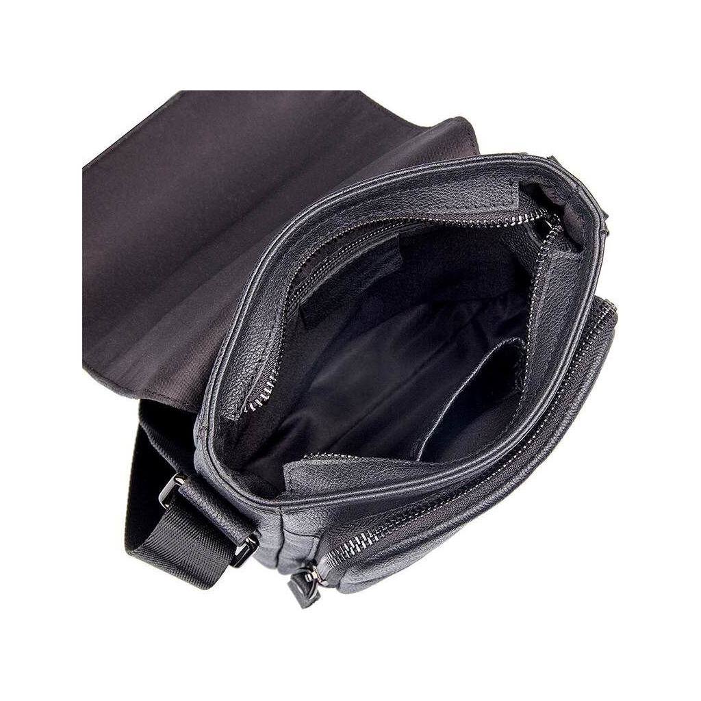 Сумка Vintage З натуральної шкіри Чорна (14545) - зображення 8