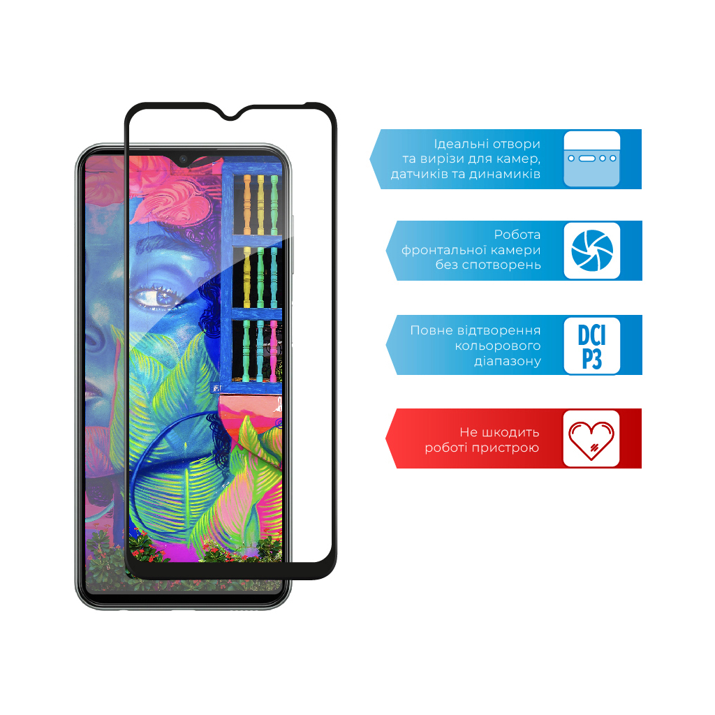 Скло захисне ACCLAB Full Glue Samsung M33 5G (1283126522567) - зображення 5